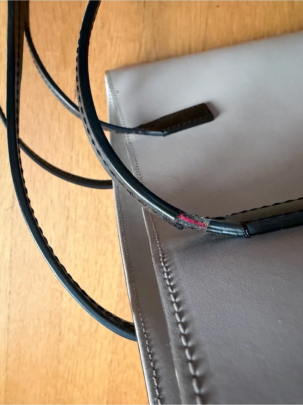 Kate Spade New York Colorblock Leather Tote Cream Black Large Shoulder Bag